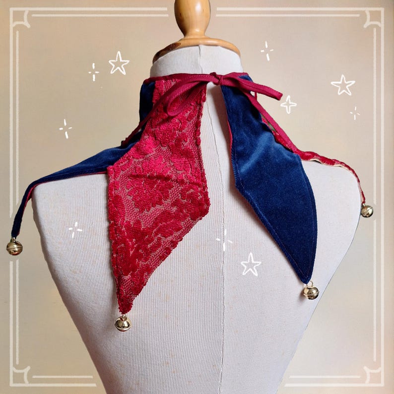 Medieval Jester Collar Sewing pattern