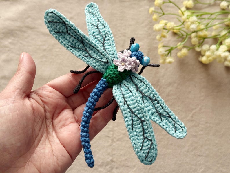 Crochet Dragonfly Pattern