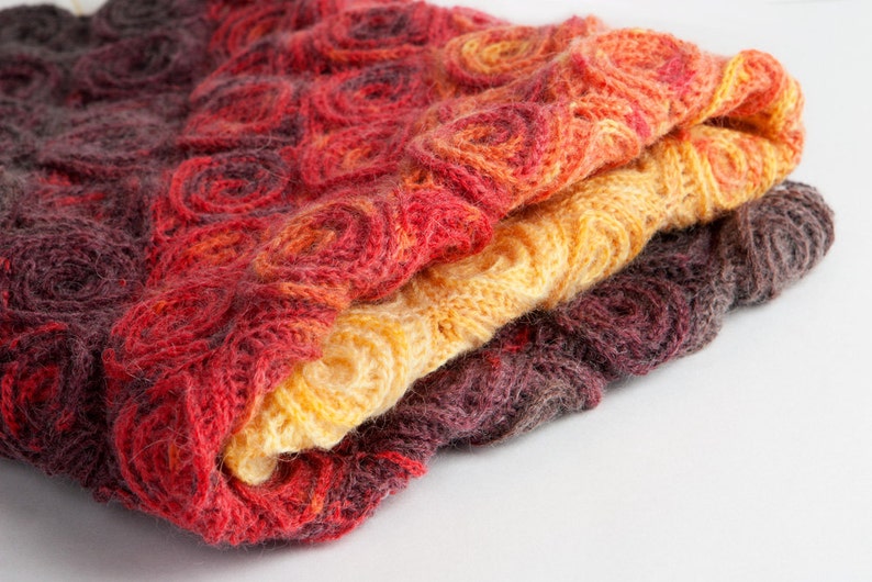 Crochet Fire Blanket Pattern