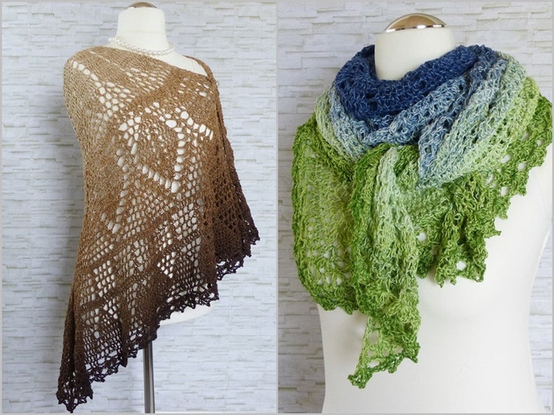 Elomina beautiful crochet shawl pattern