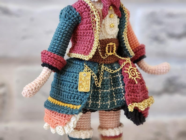 Vespera doll Amigurumi Crochet Pattern