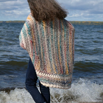 Luxe Oversized Shrug Cardigan Crochet Pattern