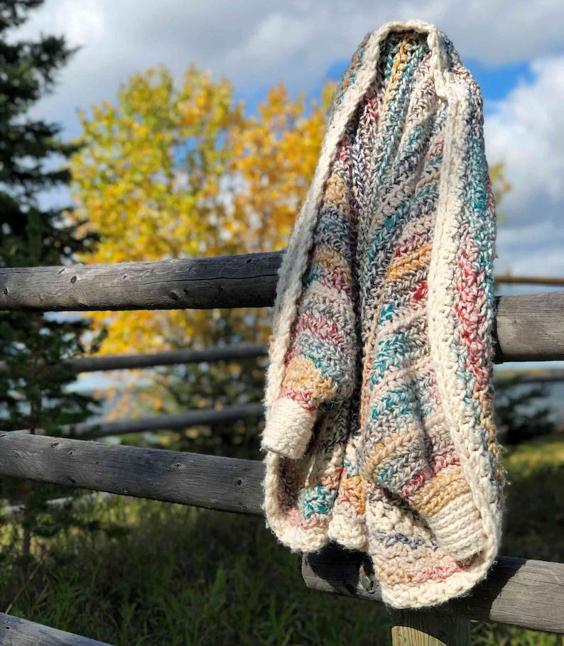 Luxe Oversized Shrug Cardigan Crochet Pattern