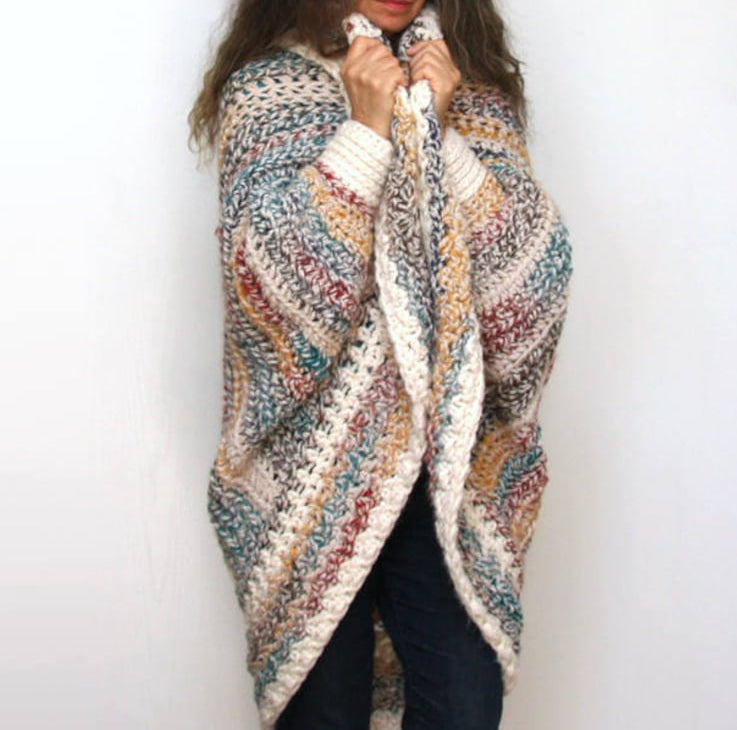 Luxe Oversized Shrug Cardigan Crochet Pattern