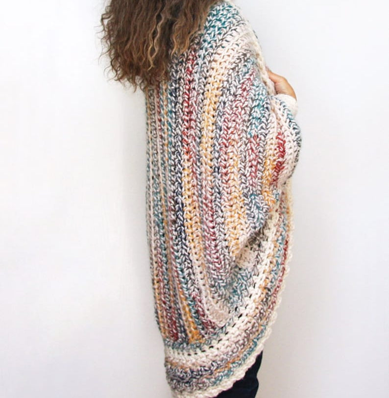 Luxe Oversized Shrug Cardigan Crochet Pattern