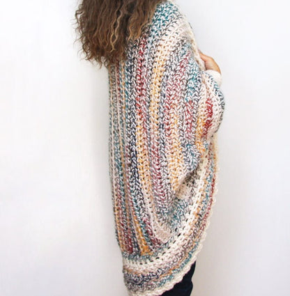 Luxe Oversized Shrug Cardigan Crochet Pattern