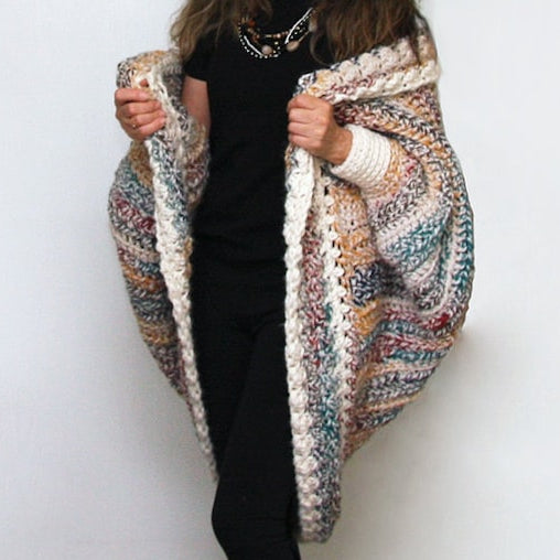 Luxe Oversized Shrug Cardigan Crochet Pattern