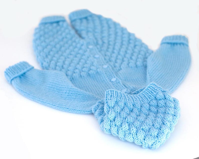 Baby Jumpsuit with Hood Knitting Pattern