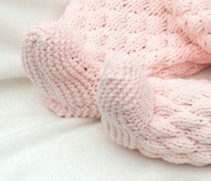 Baby Jumpsuit with Hood Knitting Pattern