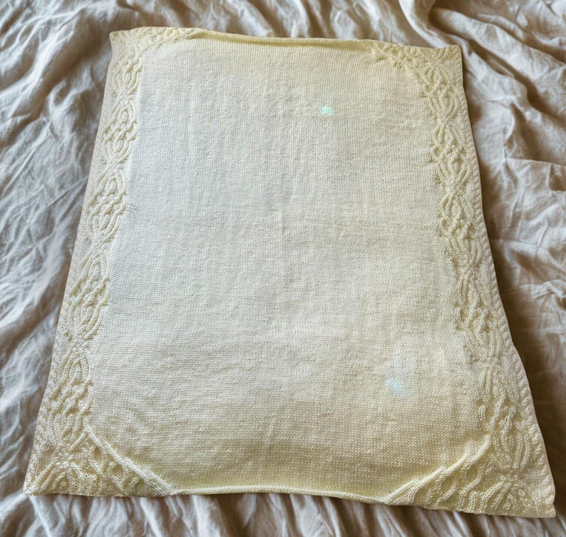 Fairytale Baby Blanket Cable Knit Pattern