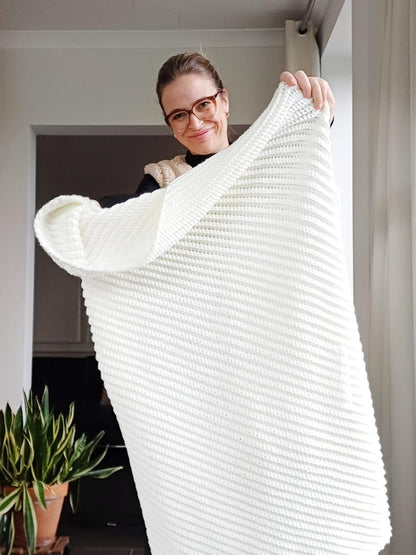 Beginner crochet C2C blanket pattern
