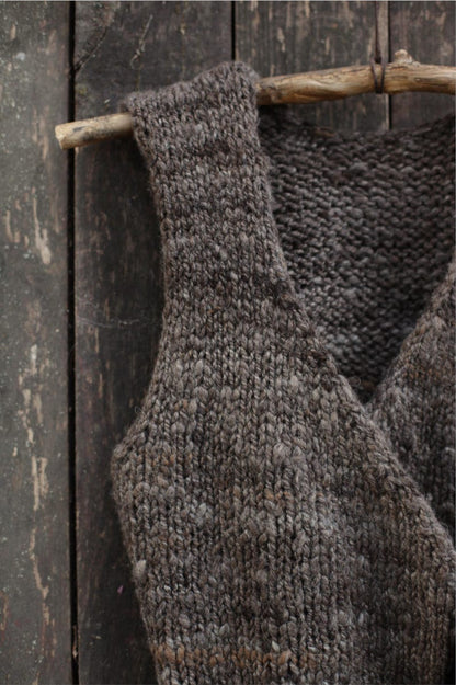 Wool Wrap Vest Knitting Pattern