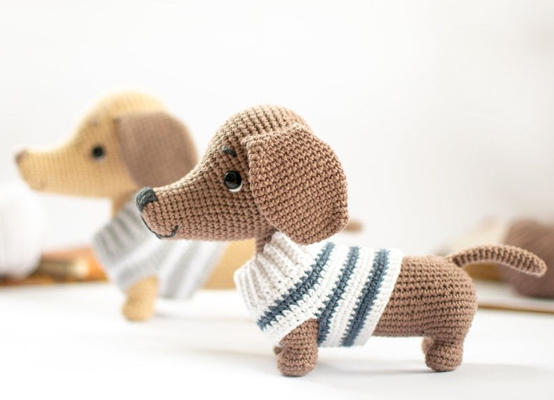 Yumi the Dachshund CROCHET PATTERN
