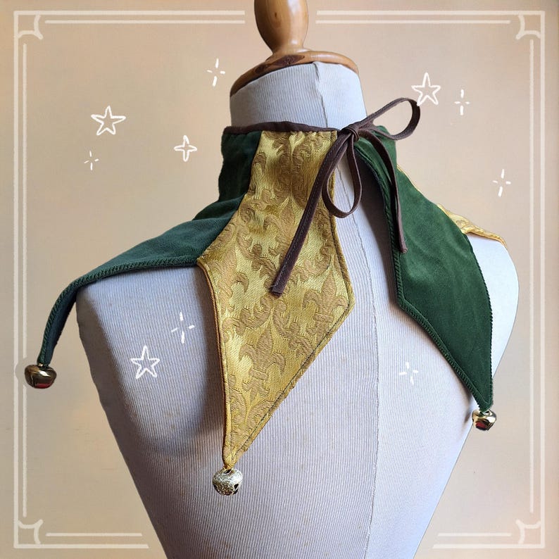 Medieval Jester Collar Sewing pattern