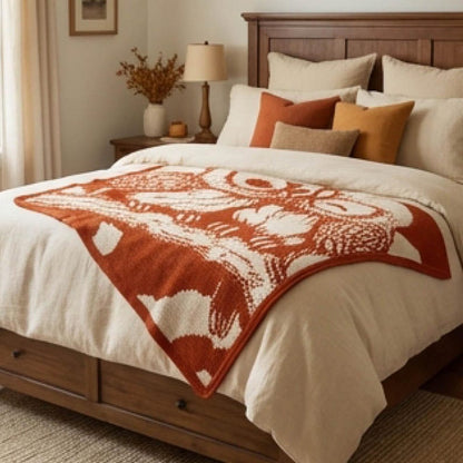 Owl Affection Blanket Overlay Mosaic Crochet Pattern