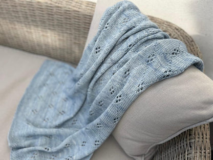 Little Gem Baby Blanket Knitting Pattern
