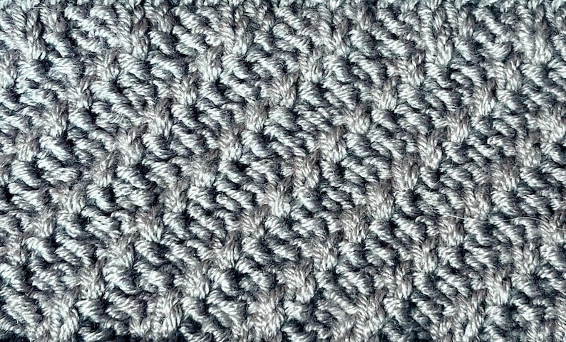 Reversible Textured Scarf Knitting Pattern