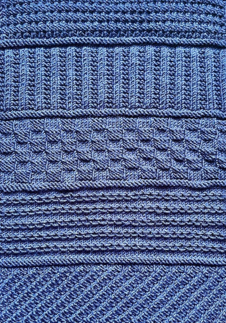 Reversible Textured Scarf Knitting Pattern