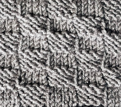 Reversible Textured Scarf Knitting Pattern