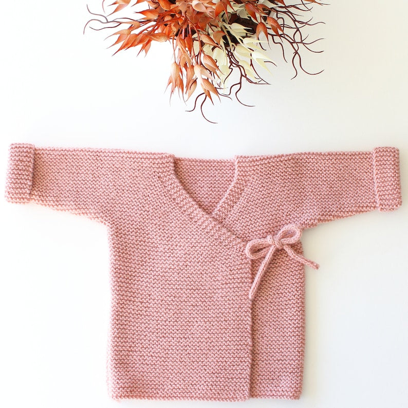 Wrap Cardigan DK knitting pattern
