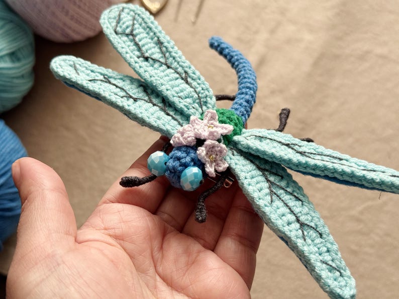 Crochet Dragonfly Pattern
