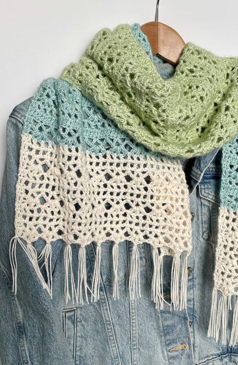 Seabreeze Scarf Crochet pattern