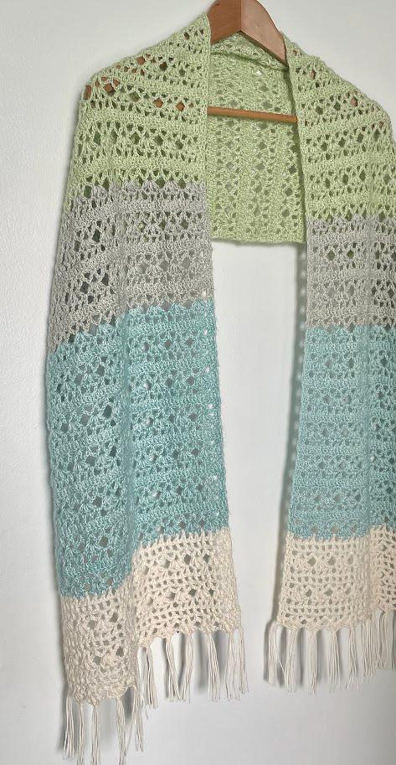 Seabreeze Scarf Crochet pattern
