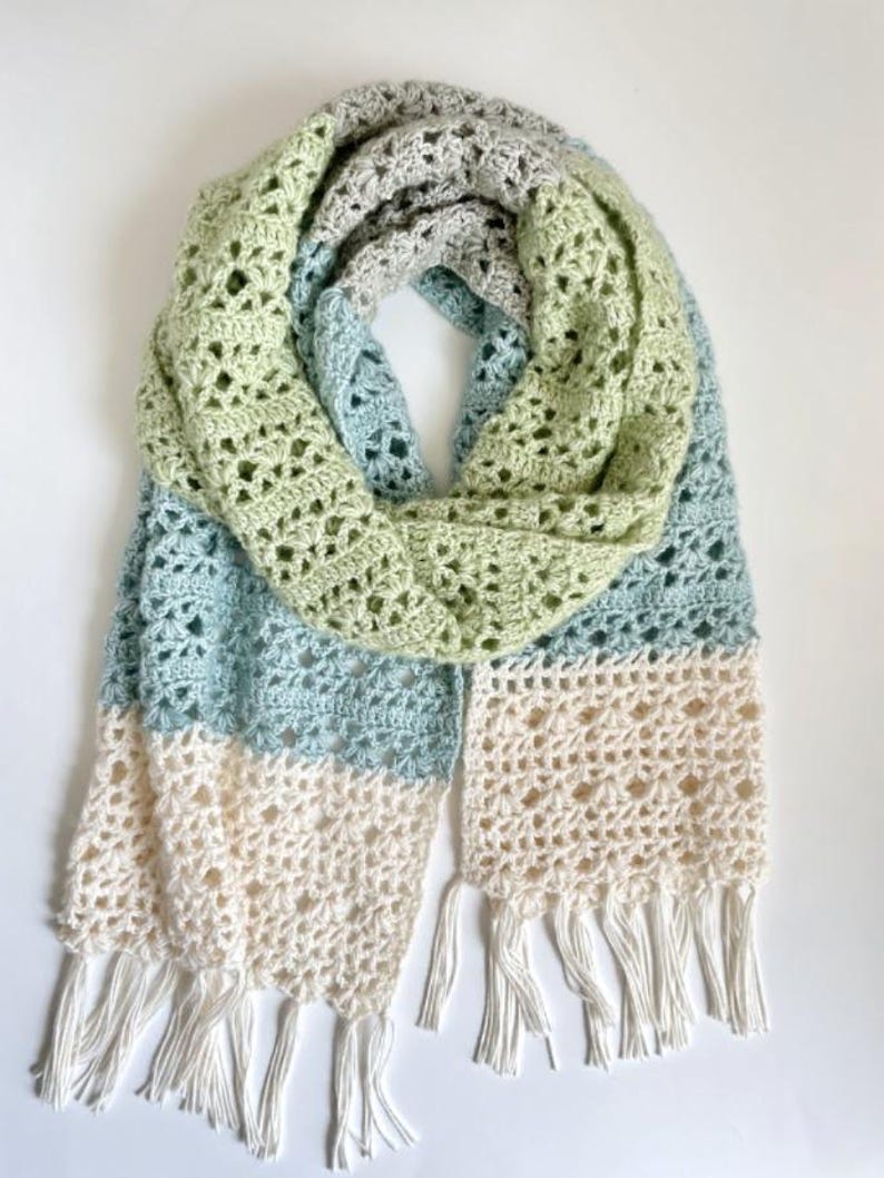 Seabreeze Scarf Crochet pattern
