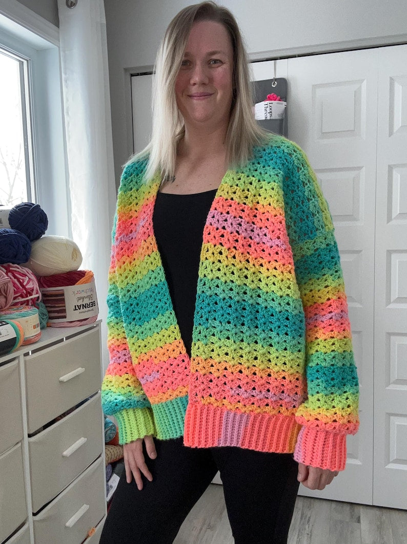 The Queerberry Cardigan Crochet Pattern