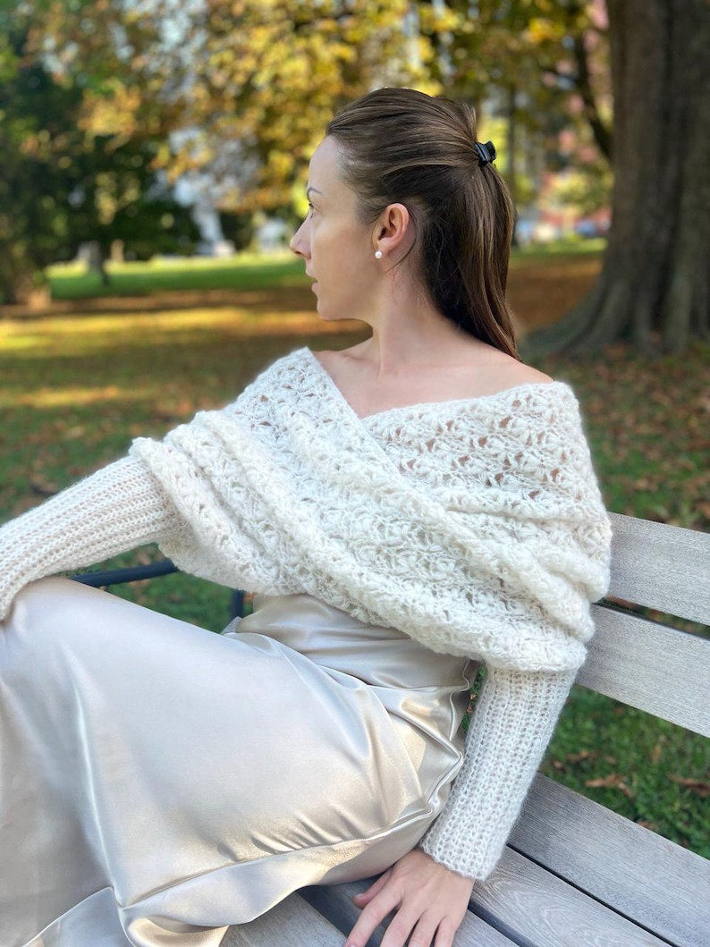 Aurelia Sweater Scarf Crochet Pattern