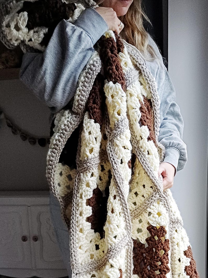 Crochet Heart Throw Pattern