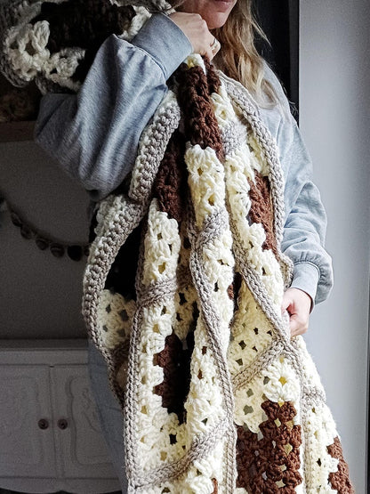 Crochet Heart Throw Pattern