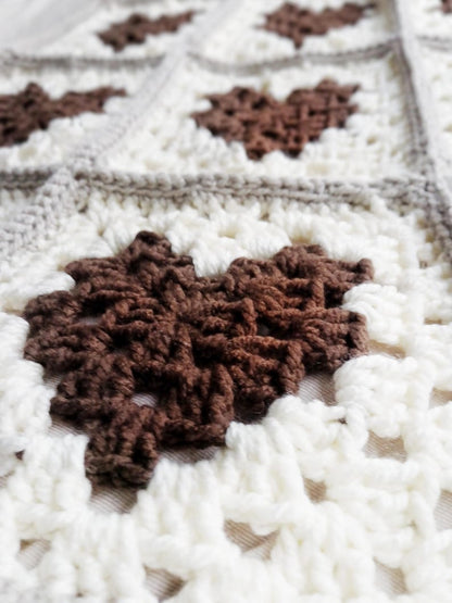 Crochet Heart Throw Pattern