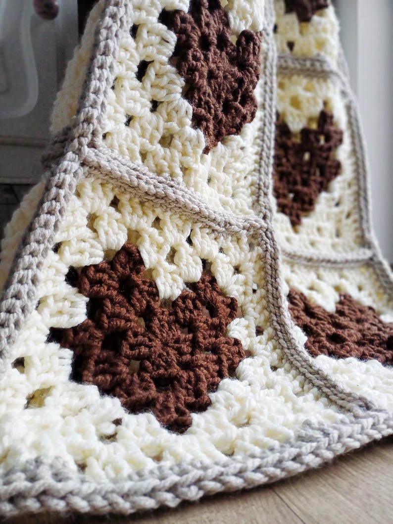 Crochet Heart Throw Pattern