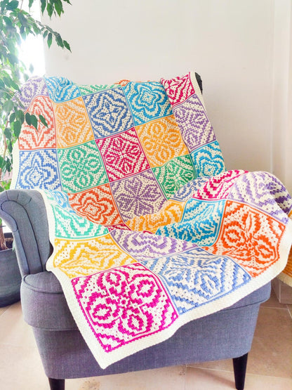 OFFLINE Blanket Crochet Pattern