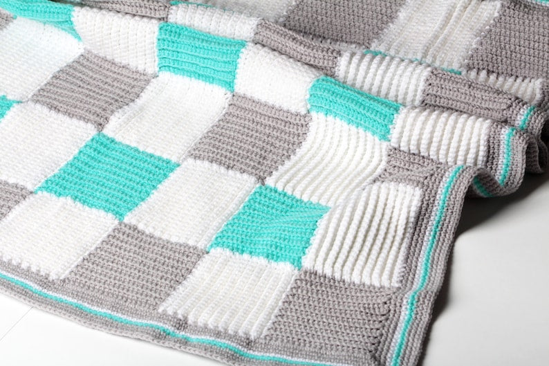 Beginner Crochet Textured Blanket Pattern