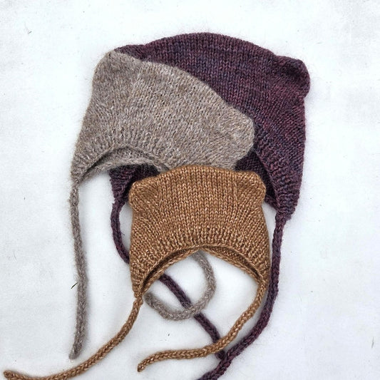 Bear Bonnet Knitting Pattern