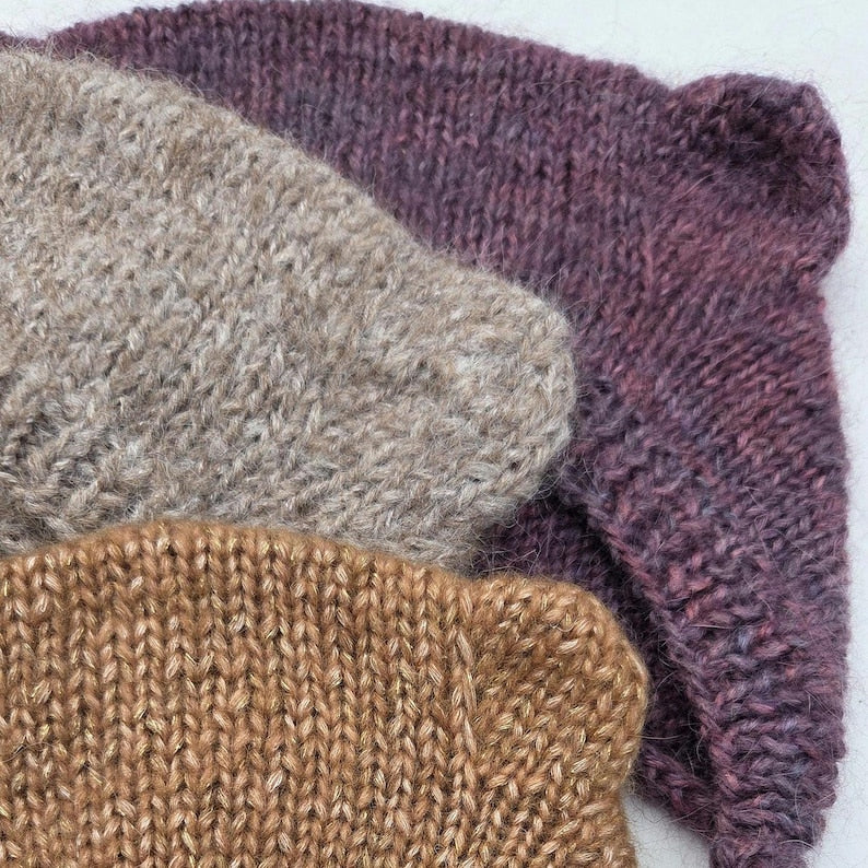 Bear Bonnet Knitting Pattern
