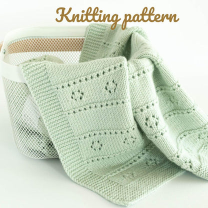 Baby blanket knitting pattern