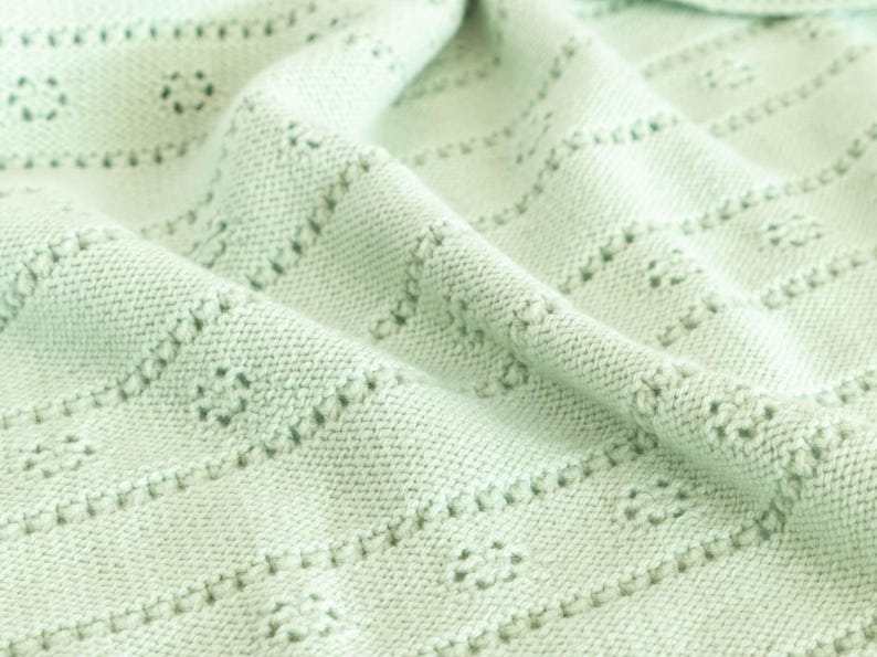 Baby blanket knitting pattern