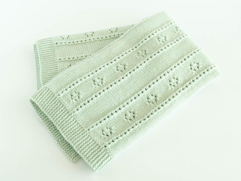 Baby blanket knitting pattern