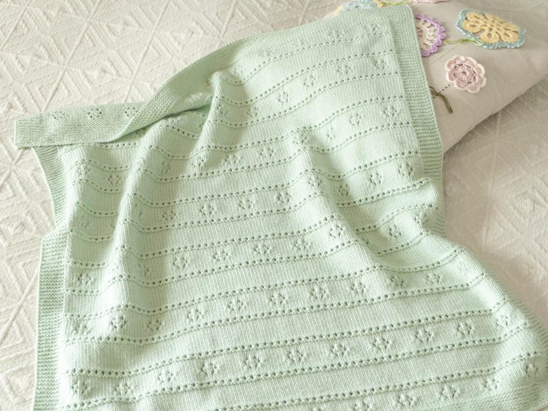 Baby blanket knitting pattern