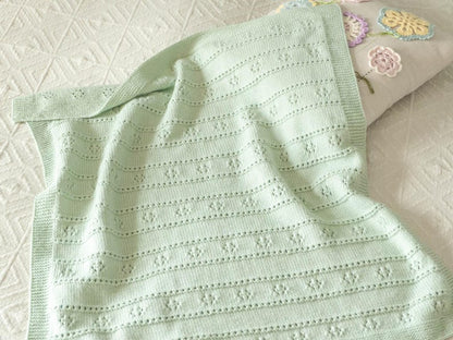 Baby blanket knitting pattern