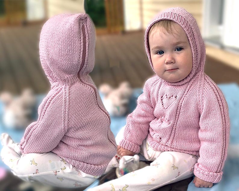 Baby Hooded Knitting Pattern