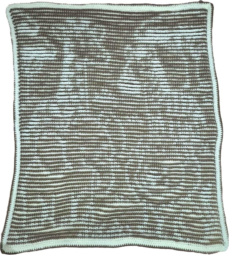 Safari Animals - Overlay Mosaic Baby Blanket Crochet Pattern