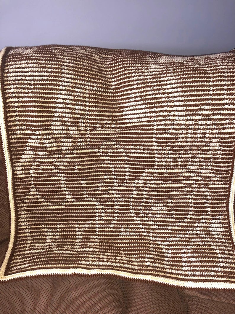 Safari Animals - Overlay Mosaic Baby Blanket Crochet Pattern