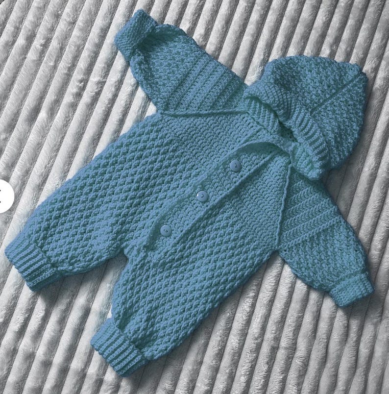 Hooded One Piece Jumpsuit crochet pattern