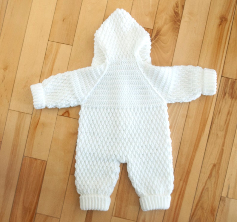 Hooded One Piece Jumpsuit crochet pattern