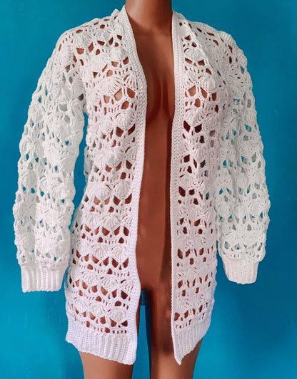 Skull Crochet Cardigan Pattern