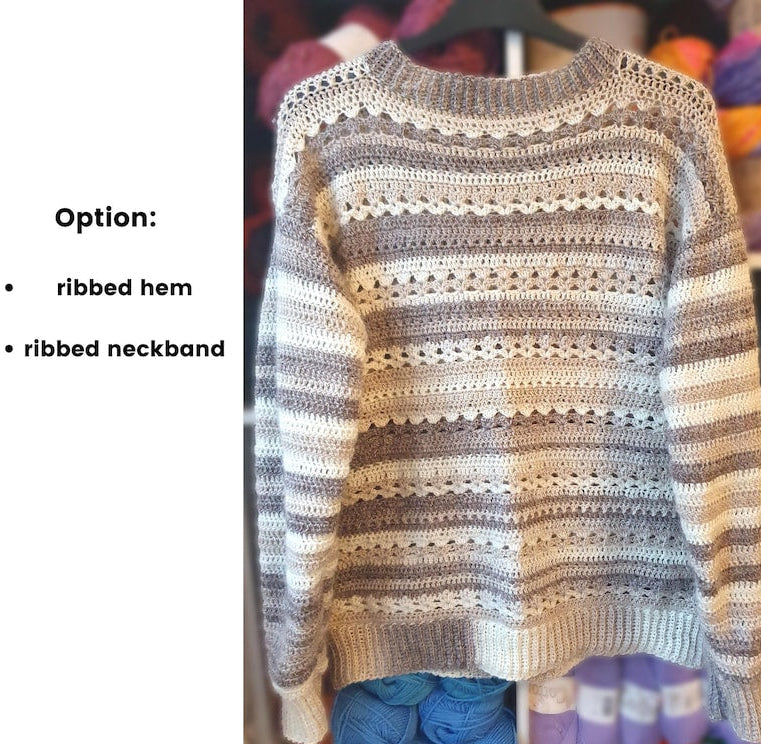 Crochet Sweater Pullover Pattern